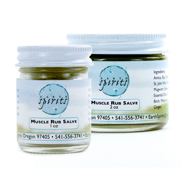 Muscle Rub Salve (Earth Spirits) - SMALL (1 OZ)