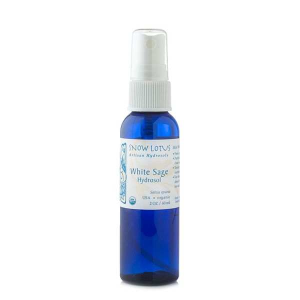 White Sage Hydrosol (White Sage Water) - Organic - 2 ounce