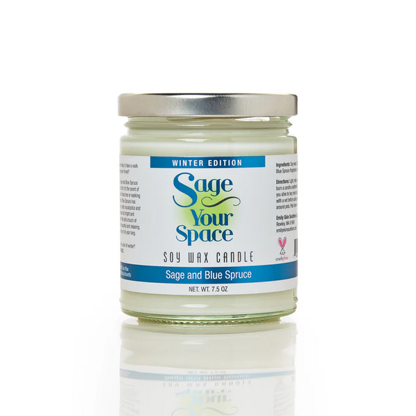 Sage Your Space Candles - Sage and Blue Spruce (7.5 oz.)