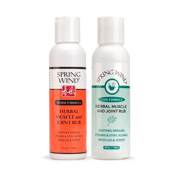 Spring Wind Herbal Muscle & Joint Rub - Warm Formula (4 oz)