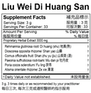Liu Wei Di Huang San extract powder