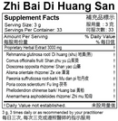 Zhi Bai Di Huang San extract powder