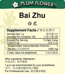 Bai Zhu extract granule